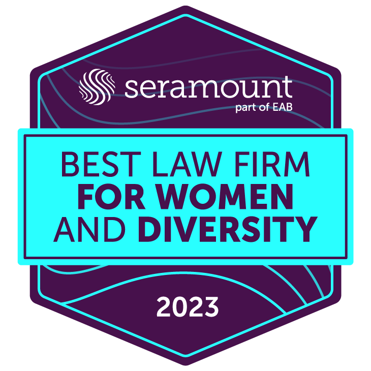 Seramount part of EAB Best Law firms for women and diversity