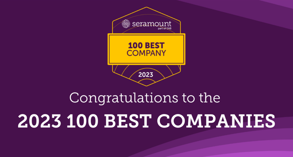 Congratulations to the
2023 100 BEST COMPANIES