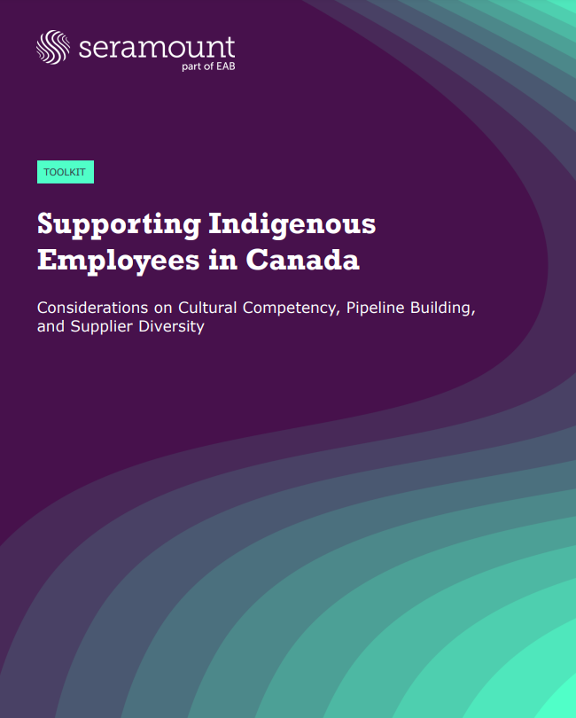 Supporting Indigenous Employees in Canada Considerations on Cultural Competency, Pipeline Building, and Supplier Diversity