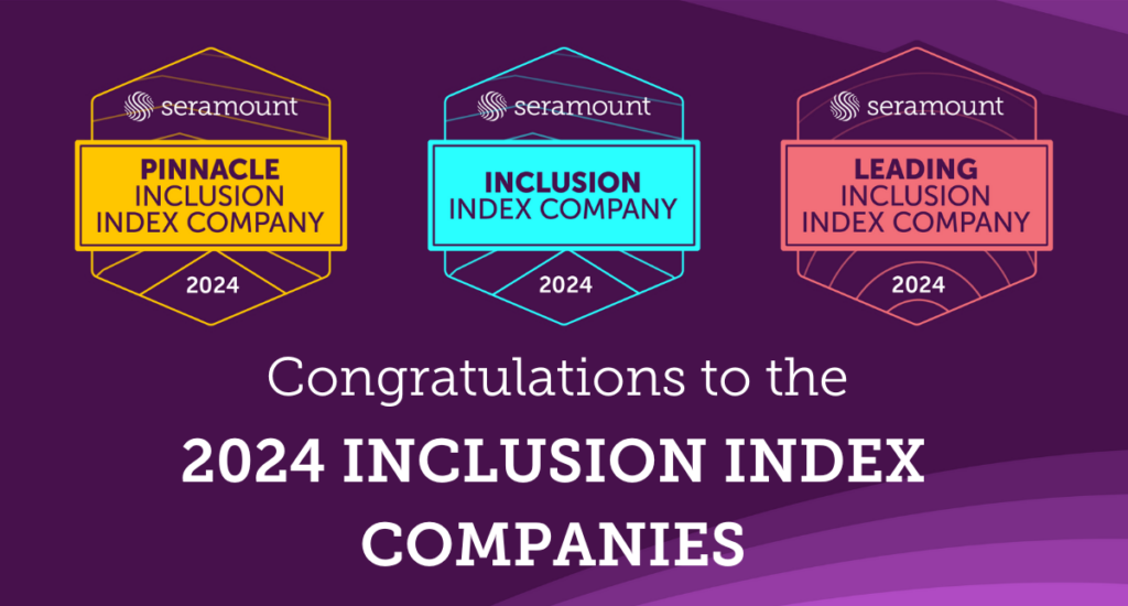 
Congratulations to the
2024 INCLUSION INDEX COMPANIES