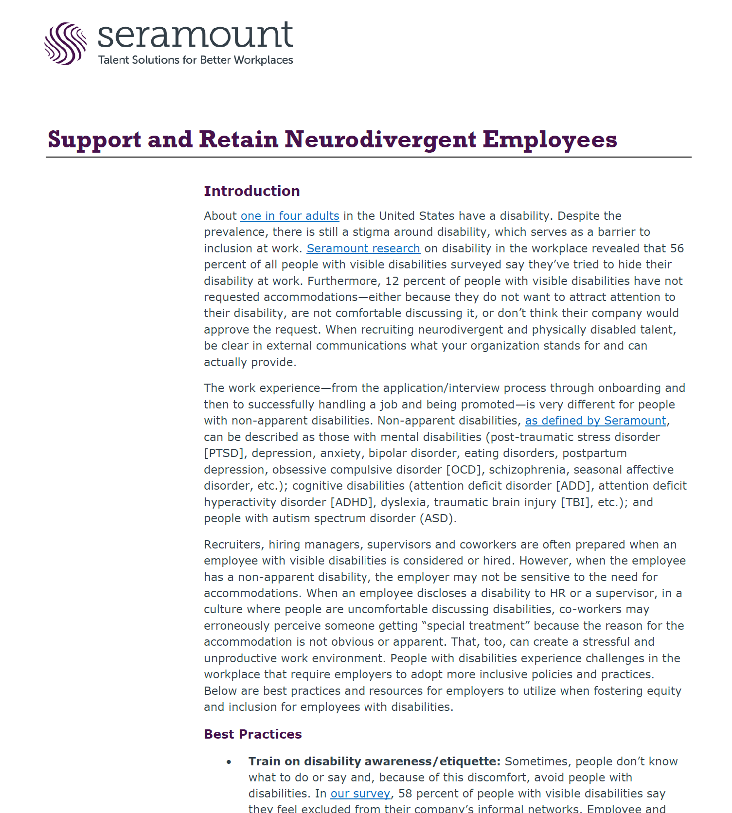 Support and Retain Neurodivergent Employees