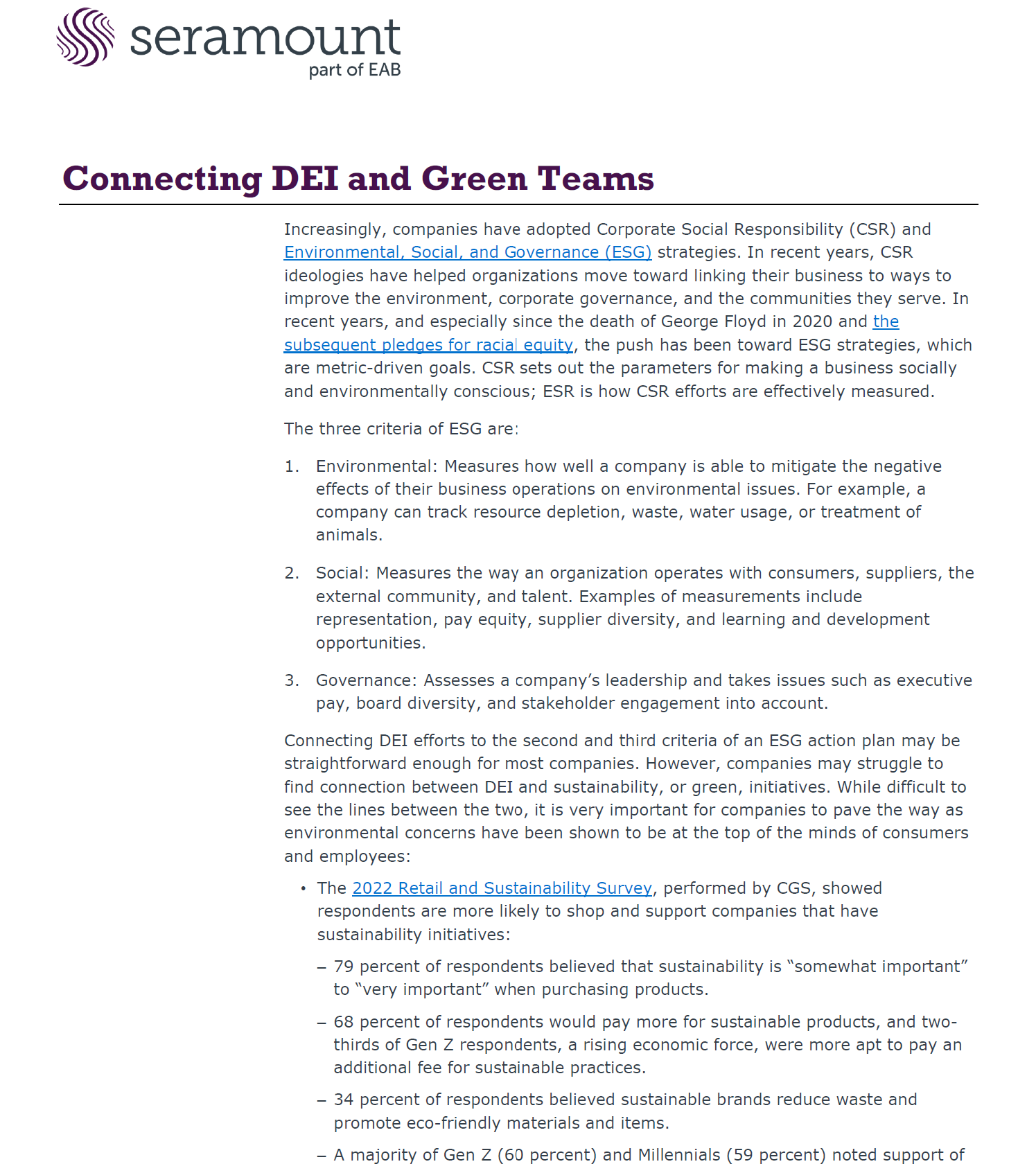 Connecting DEI and Green Teams