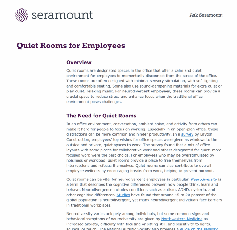 Quiet Rooms for Employees: Creating Inclusive and Restorative Workspaces