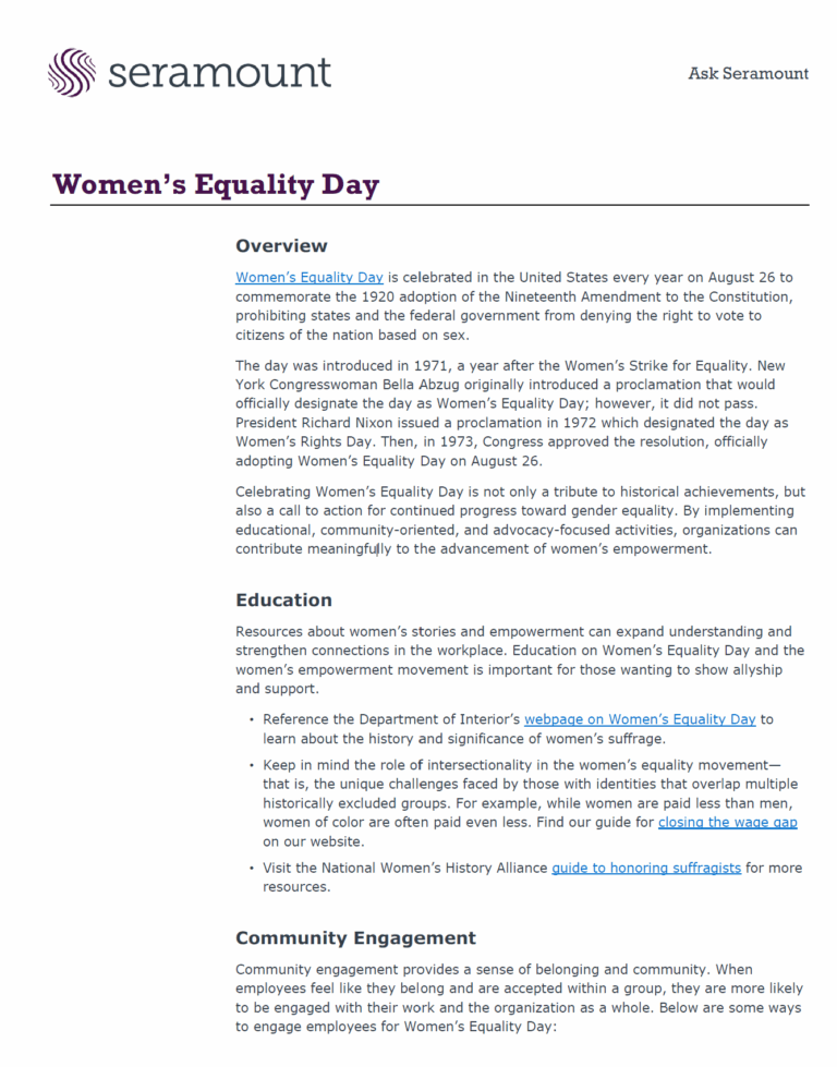 Women’s Equality Day