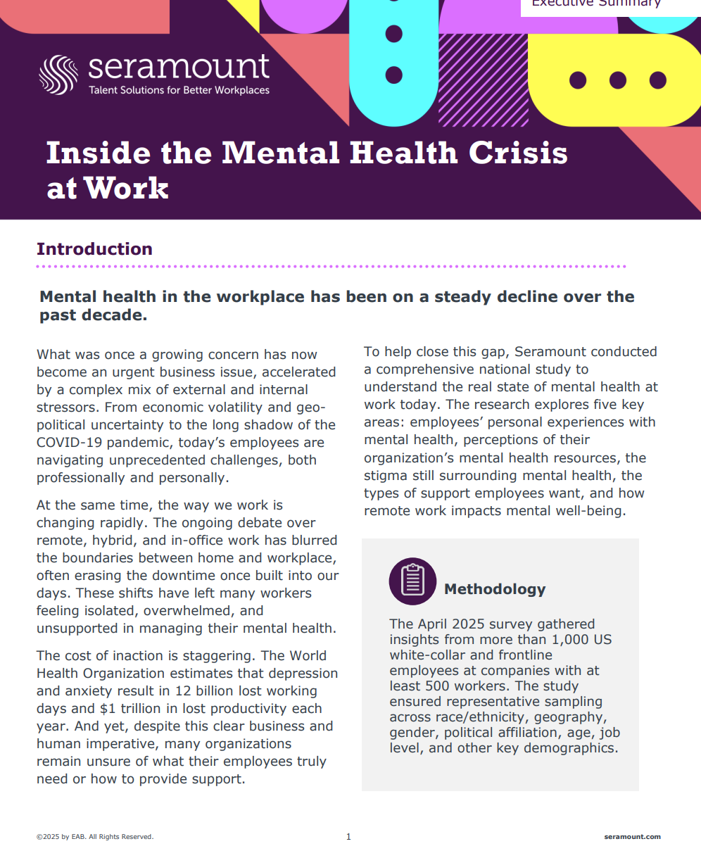 Inside the Mental Health Crisis at Work
