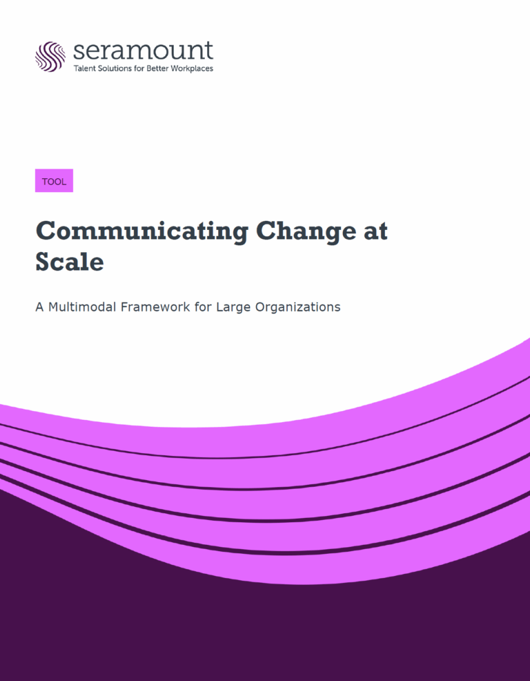 Communicating Change at Scale: A Multimodal Framework for Large Organizations