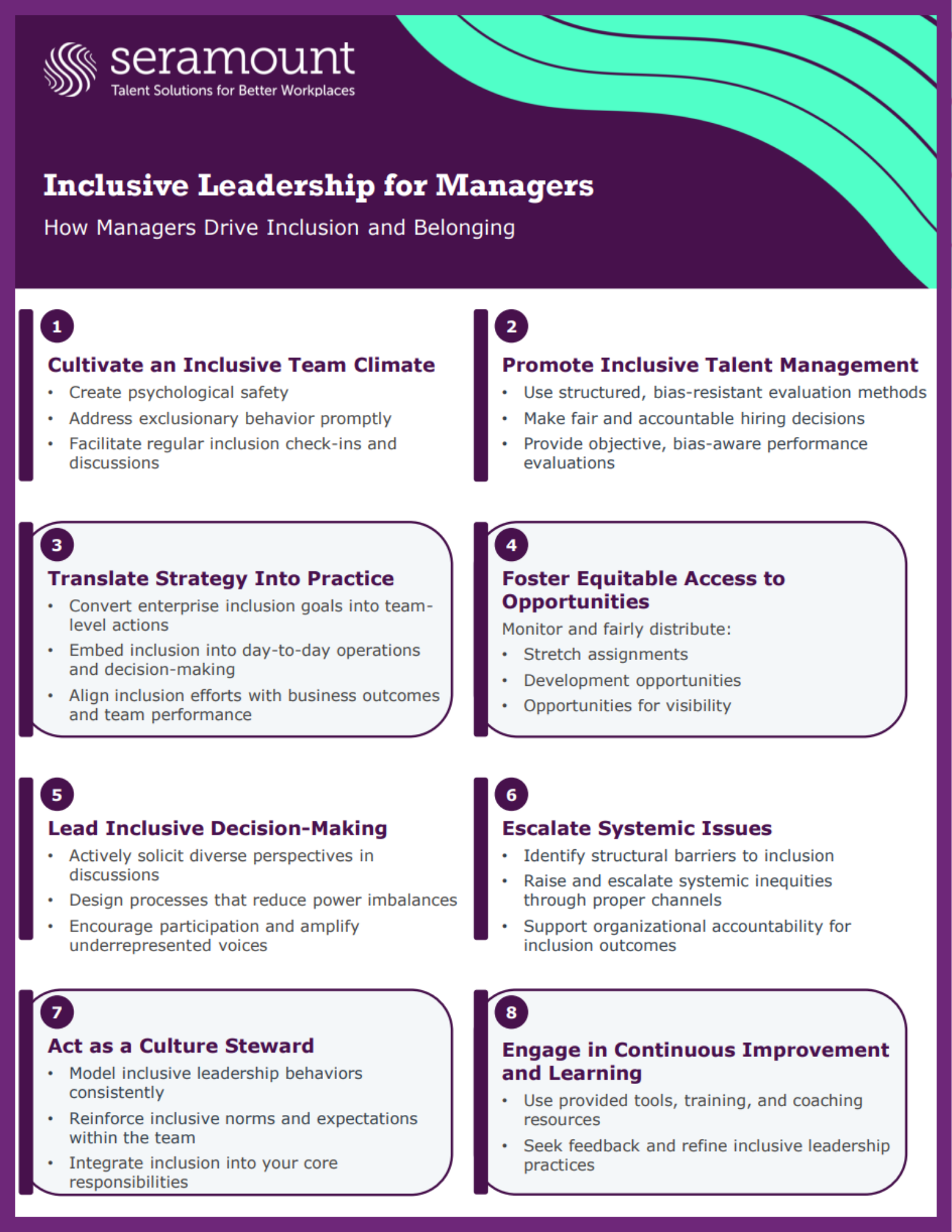Inclusive Leadership for Managers: How Managers Drive Inclusion and Belonging