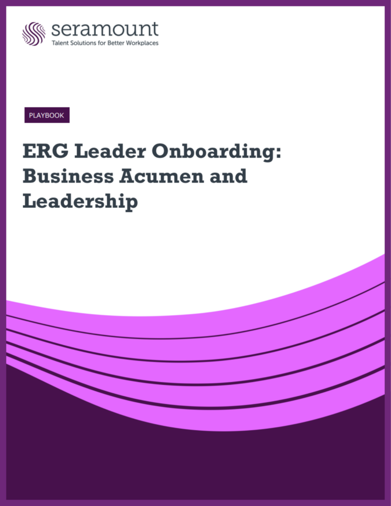 ERG Leader Onboarding: Business Acumen and Leadership