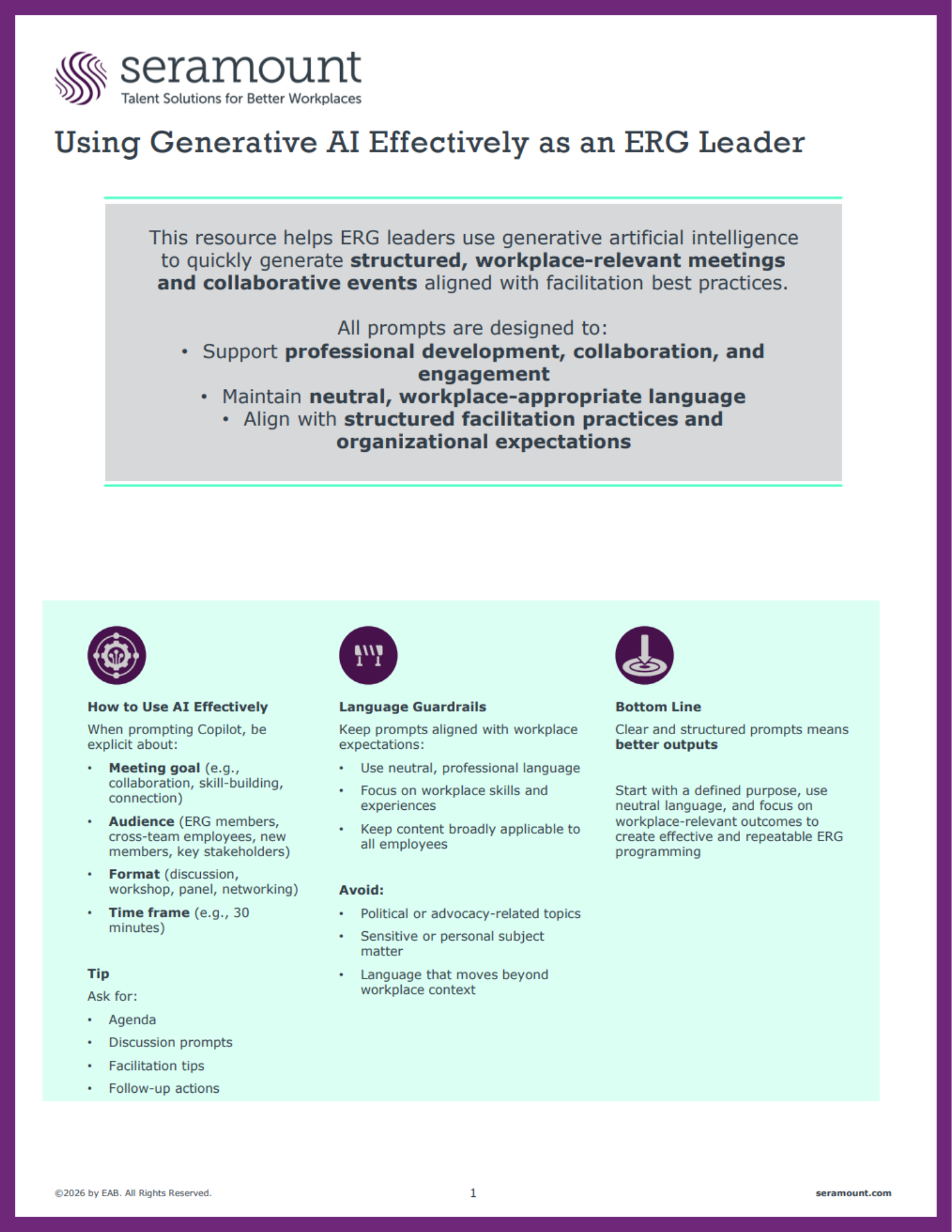 Using Generative AI Effectively as an ERG Leader