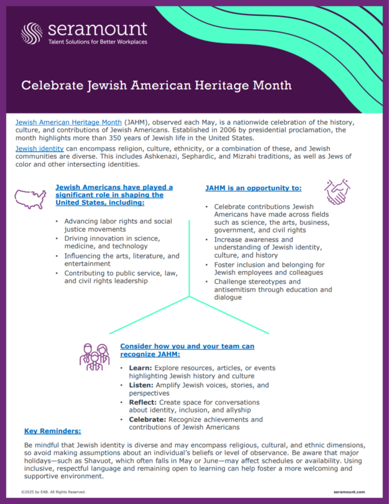 Celebrate Jewish American Heritage Month