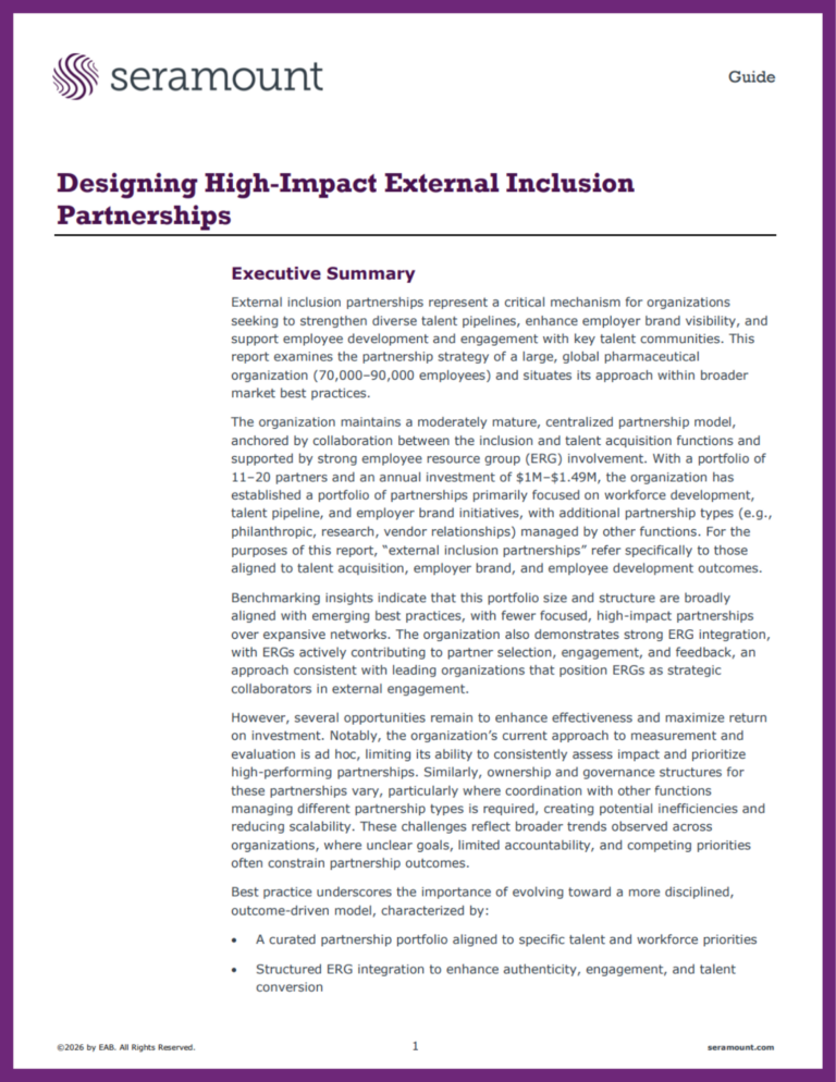 Designing High-Impact External Inclusion Partnerships