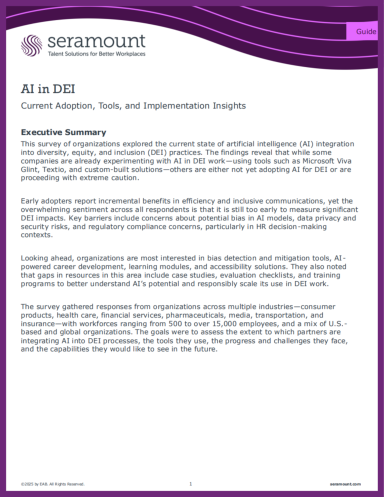 The State of AI in DEI: Adoption, Tools, and Implementation Strategies