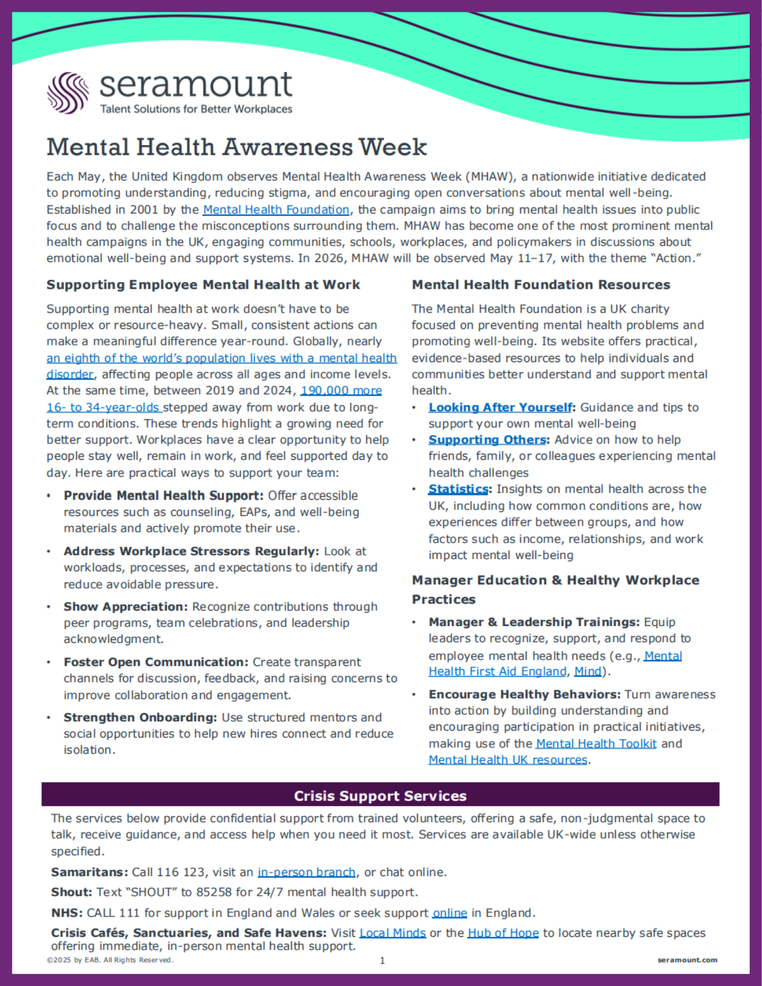 UK Mental Health Awareness Week