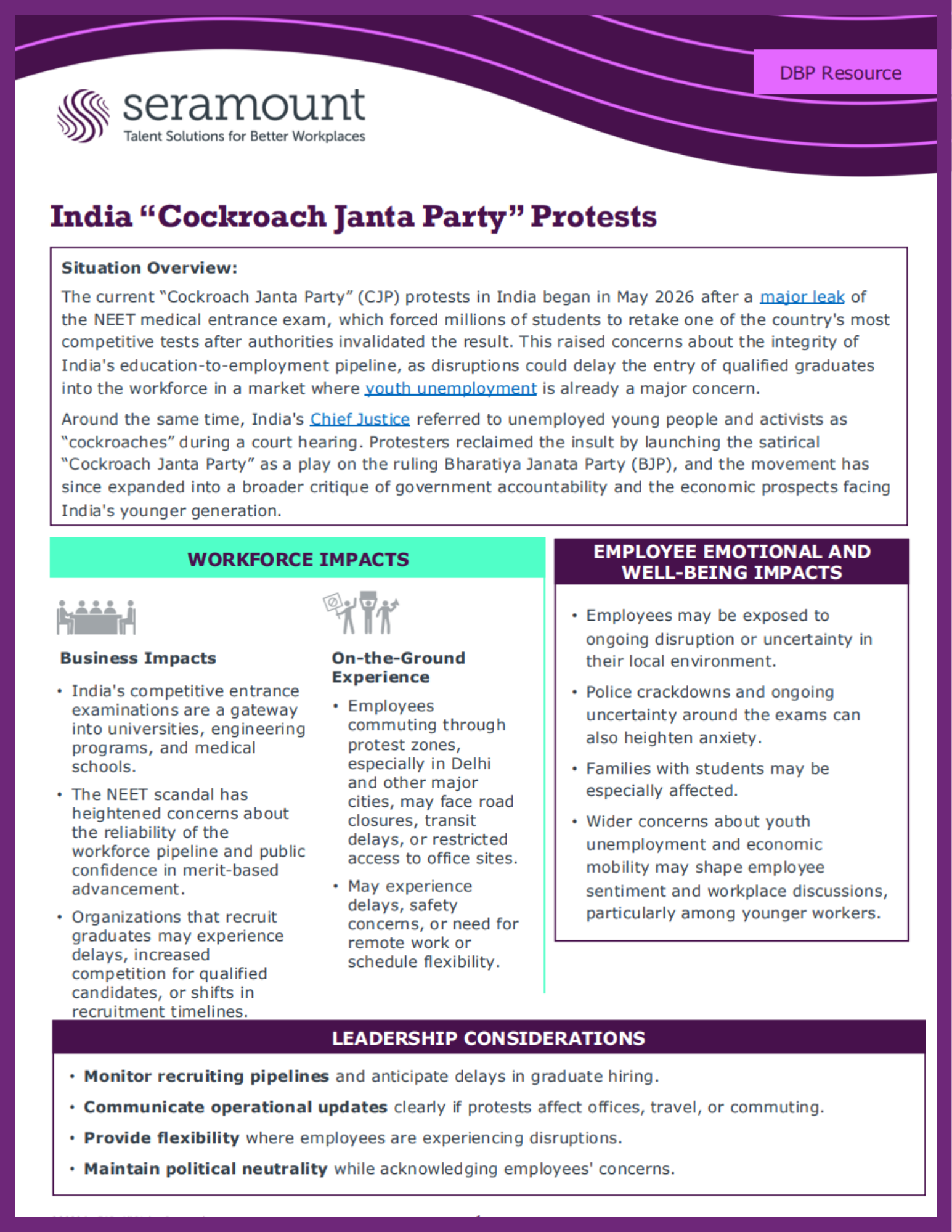India Protests: Understanding the Workplace Impact
