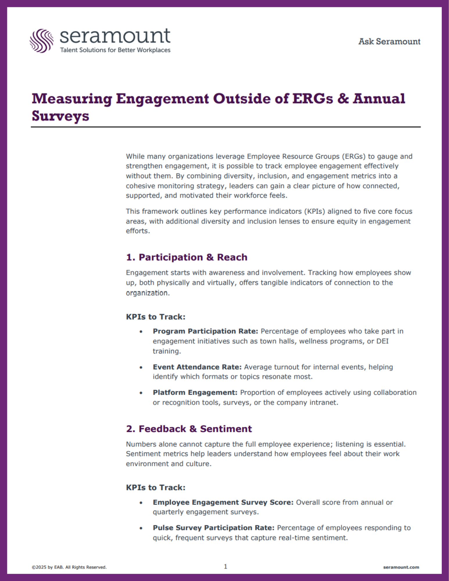 Measuring Engagement Beyond ERGs & Annual Surveys
