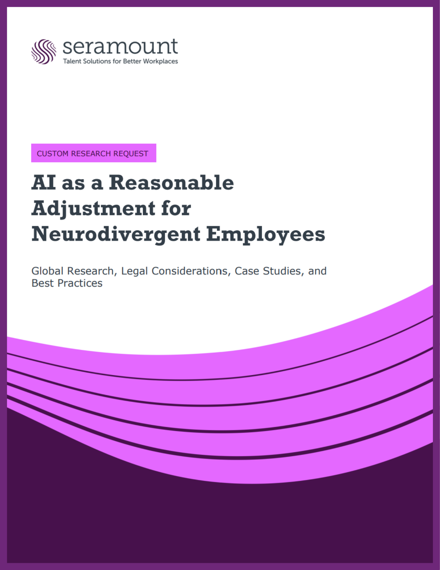 AI as a Reasonable Adjustment for Neurodivergent Employees