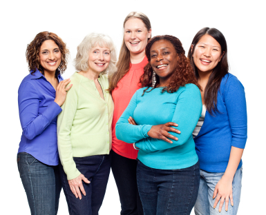Multicultural Group of Women